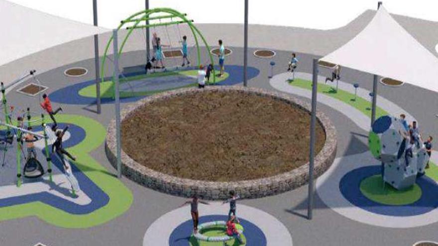 El Ayuntamiento  de Santa Cruz autoriza el gasto de 2,2 millones para cinco nuevos parques infantiles