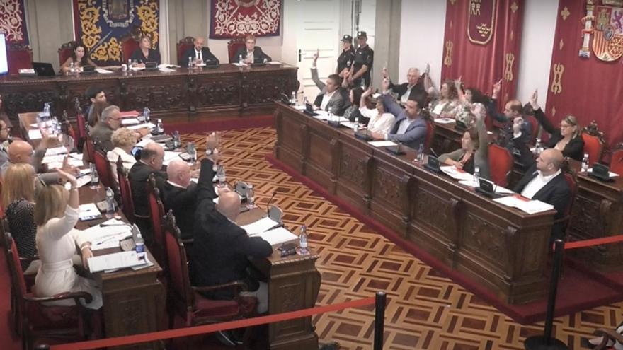 El pleno de Cartagena rechaza las ordenanzas fiscales propuestas por el Gobierno de Arroyo