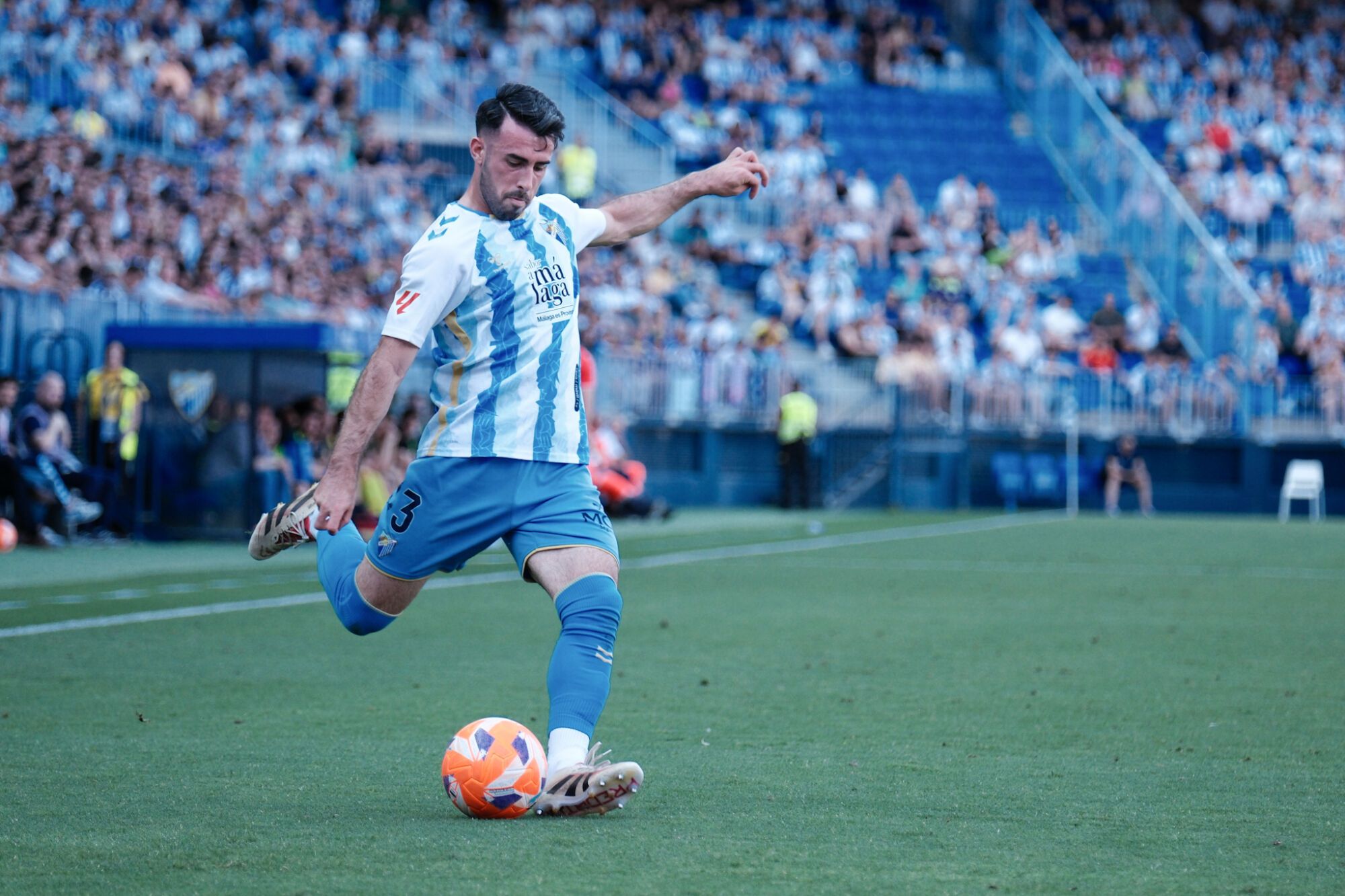 Málaga CF - Burgos CF. Jornada 42, Liga Hypermotion