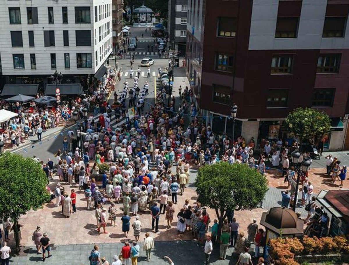Ambiente en las Fiestas de Santiago.