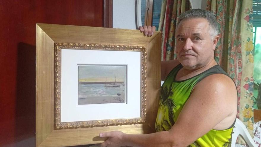 VÍDEO | Andrés, el señor de Murcia que rescató el cuadro de Sorolla desaparecido en Sevilla