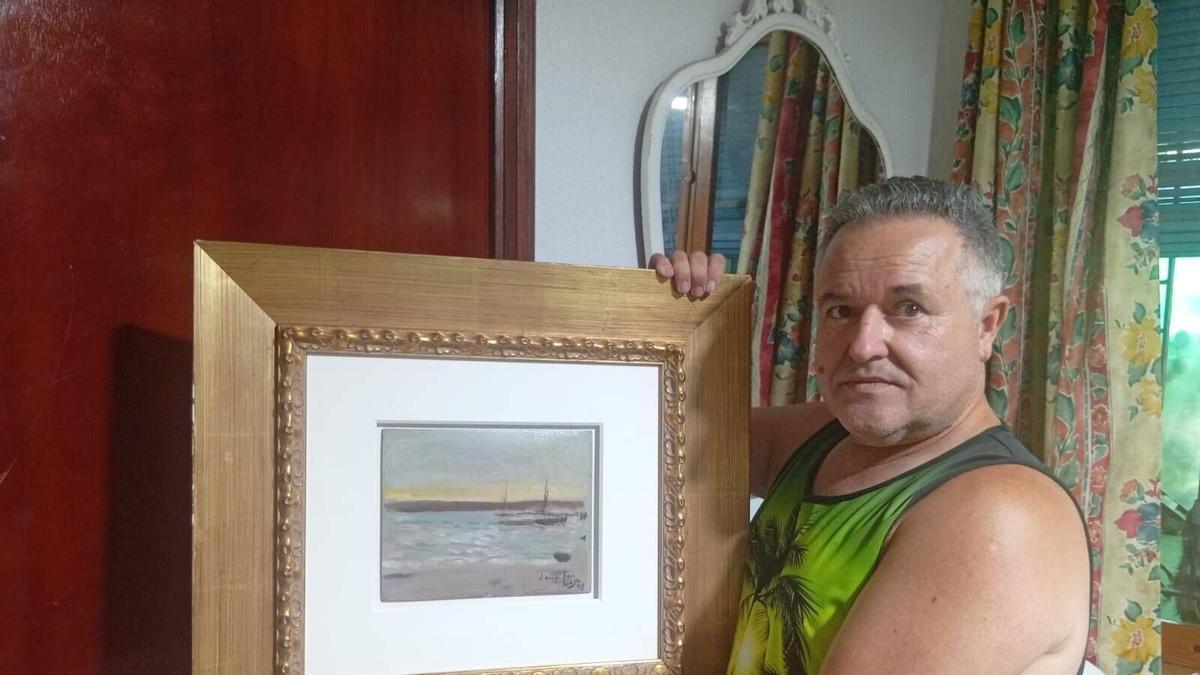 VÍDEO | Andrés, el señor de Murcia que rescató el cuadro de Sorolla desaparecido en Sevilla