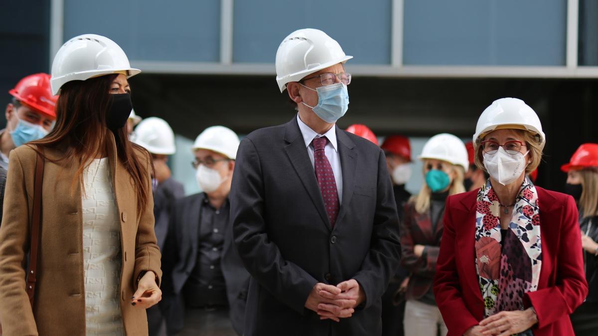 Carolina Pascual, Ximo Puig y Eva Alcón