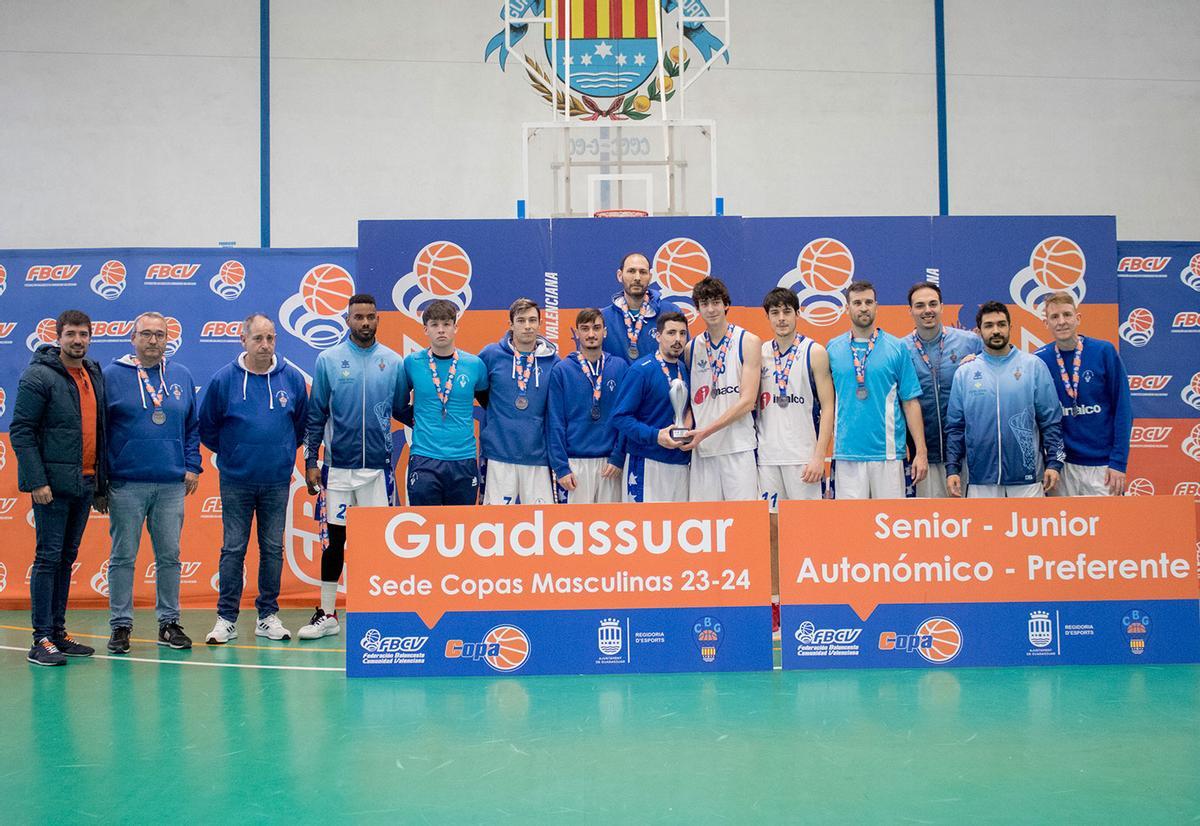 Inalco Alcora BC, subcampeón de la Copa Sénior Masculino Preferente.