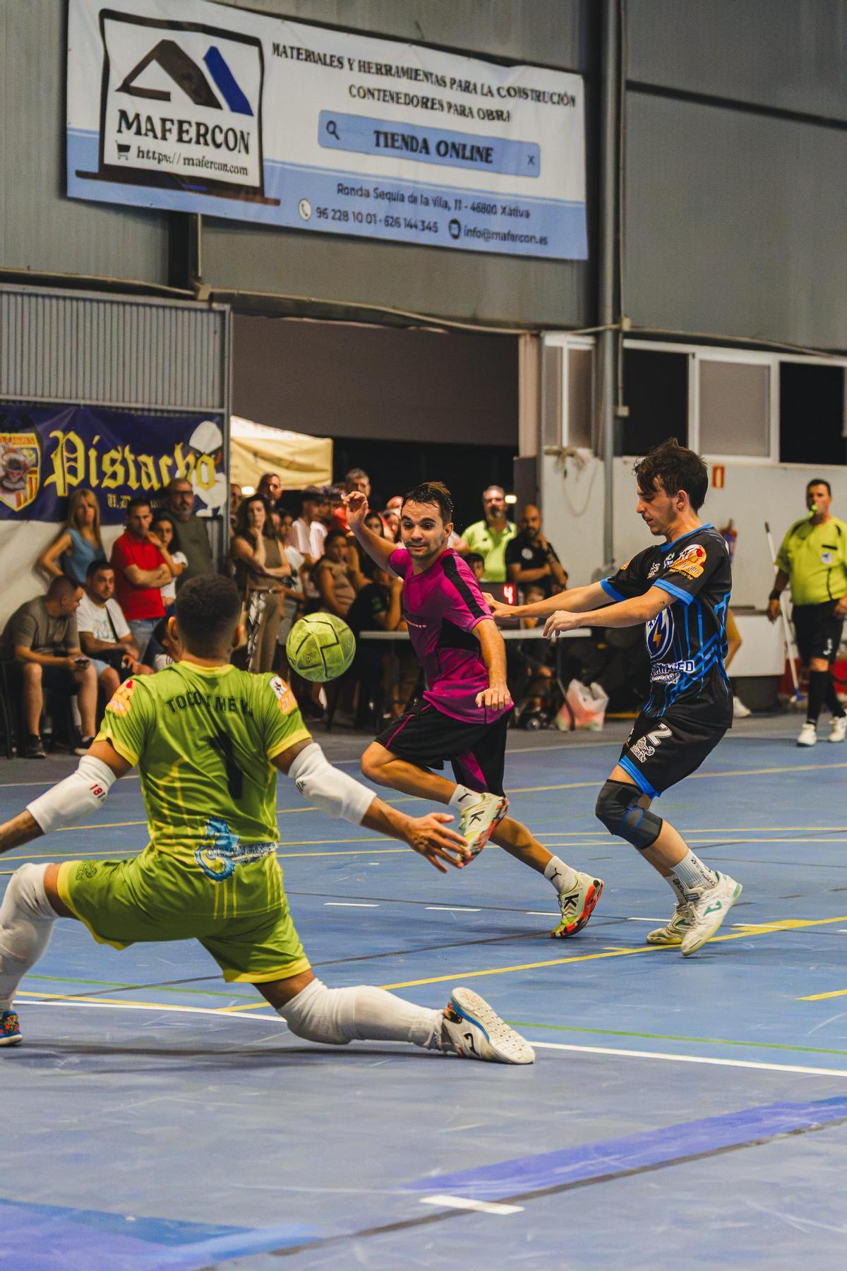 Partido de las 24 horas de fútbol sala de Canals.