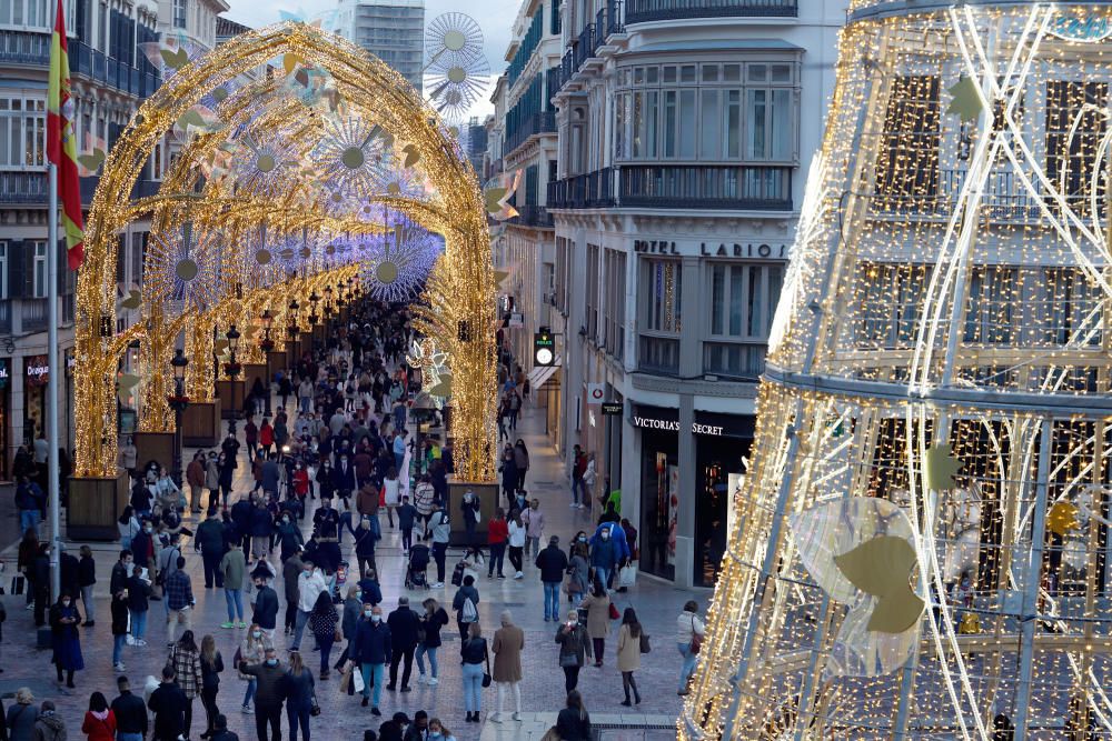 Encendido de las luces de Navidad del Centro de Málaga