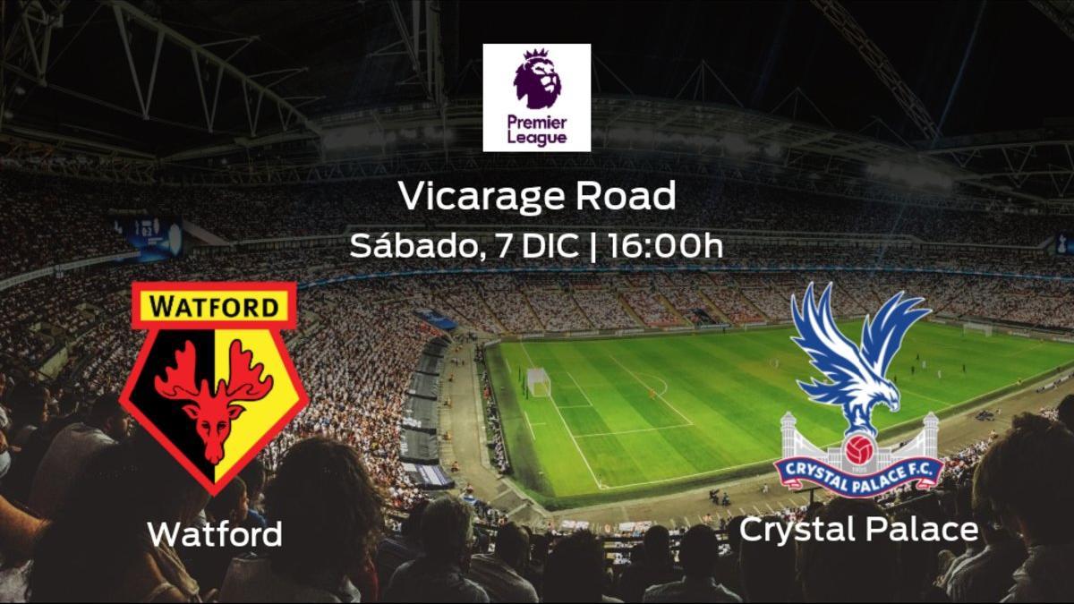 Previa del encuentro de la jornada 16: Watford contra Crystal Palace