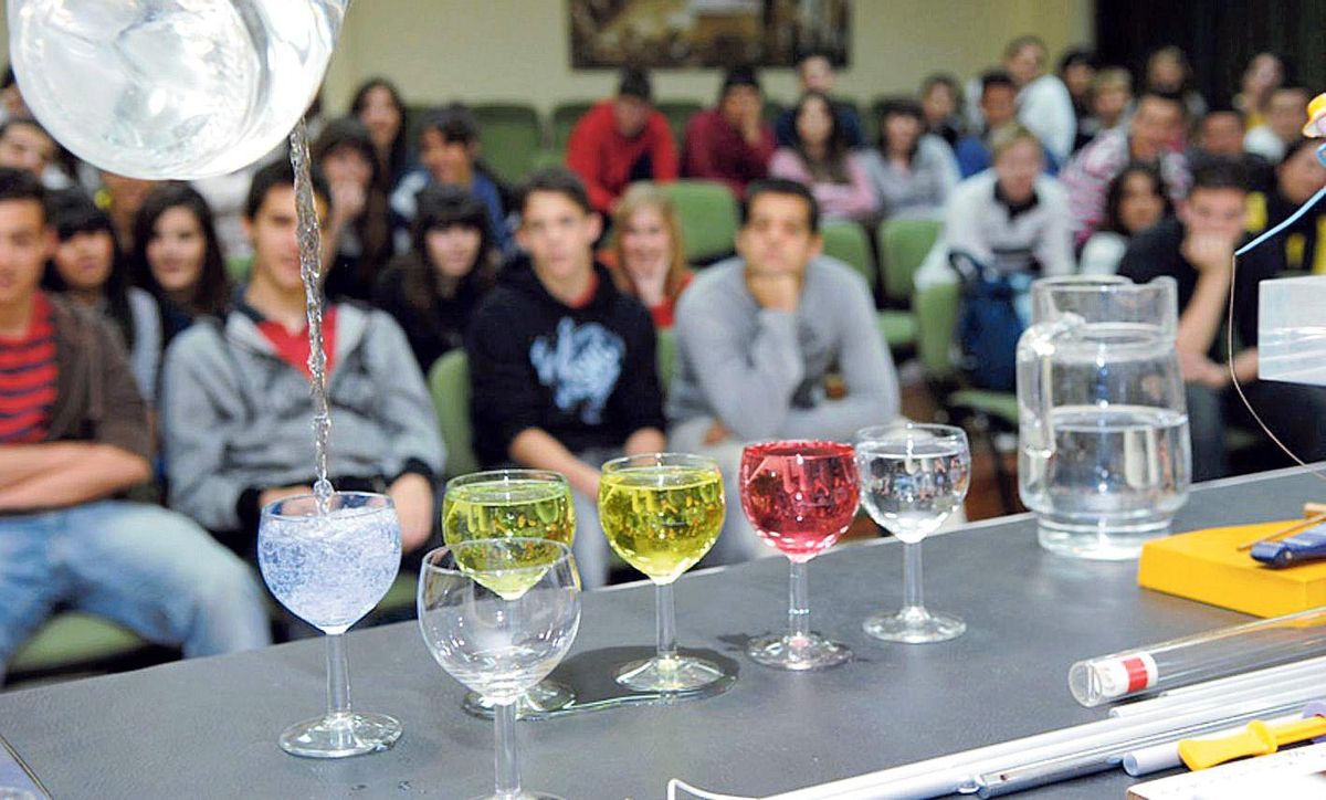 Experimento en el Centro Principia.