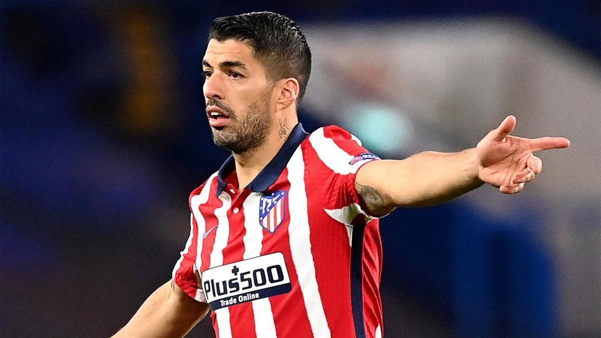 Luis Suárez, durante el partido del Atlético contra el Chelsea