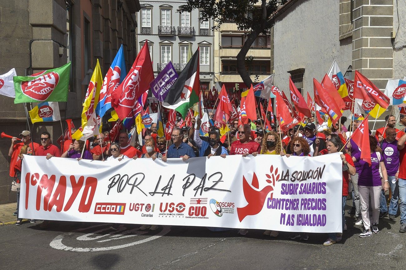 Manifestación del 1 de Mayo en Las Palmas de Gran Canaria (01/05/22)