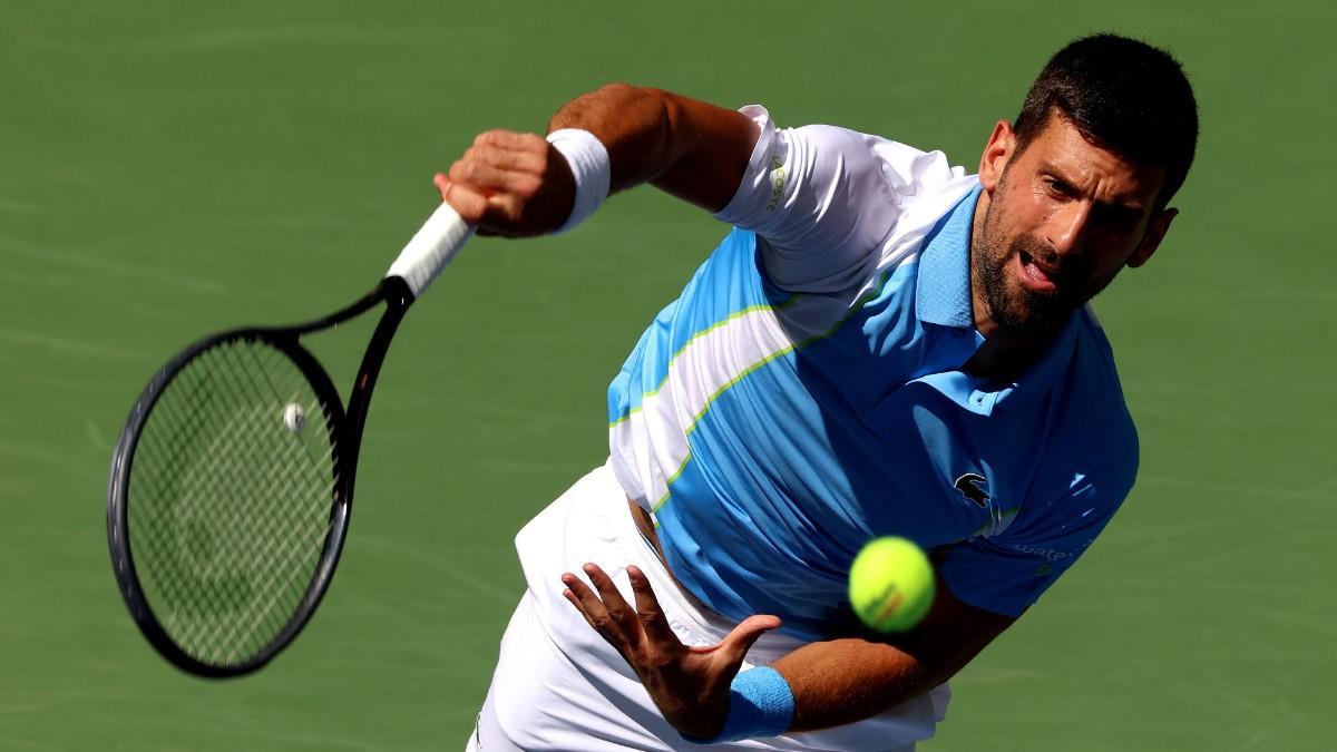Djokovic, durante uno de sus partidos en Nueva York