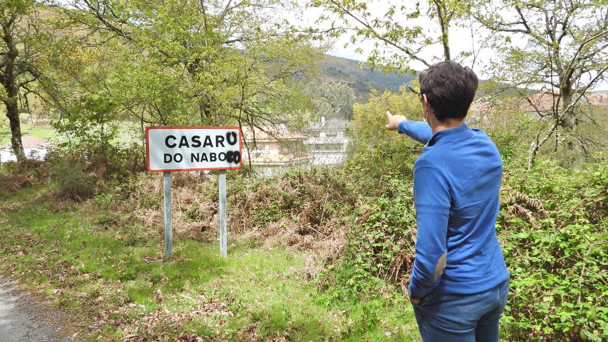 Localidad de Casar do Nabo donde vive la familia de Carlos.