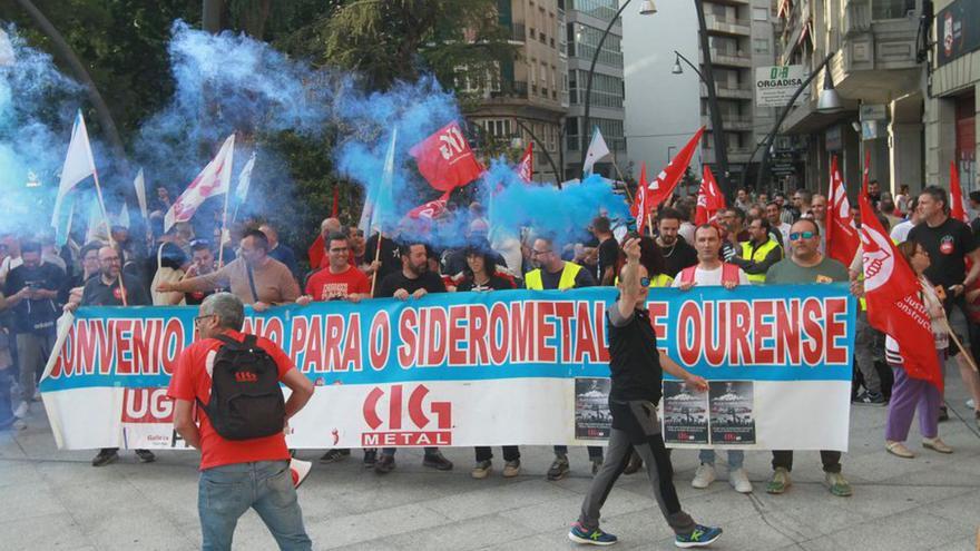 La manifestación partió desde la casa sindical.