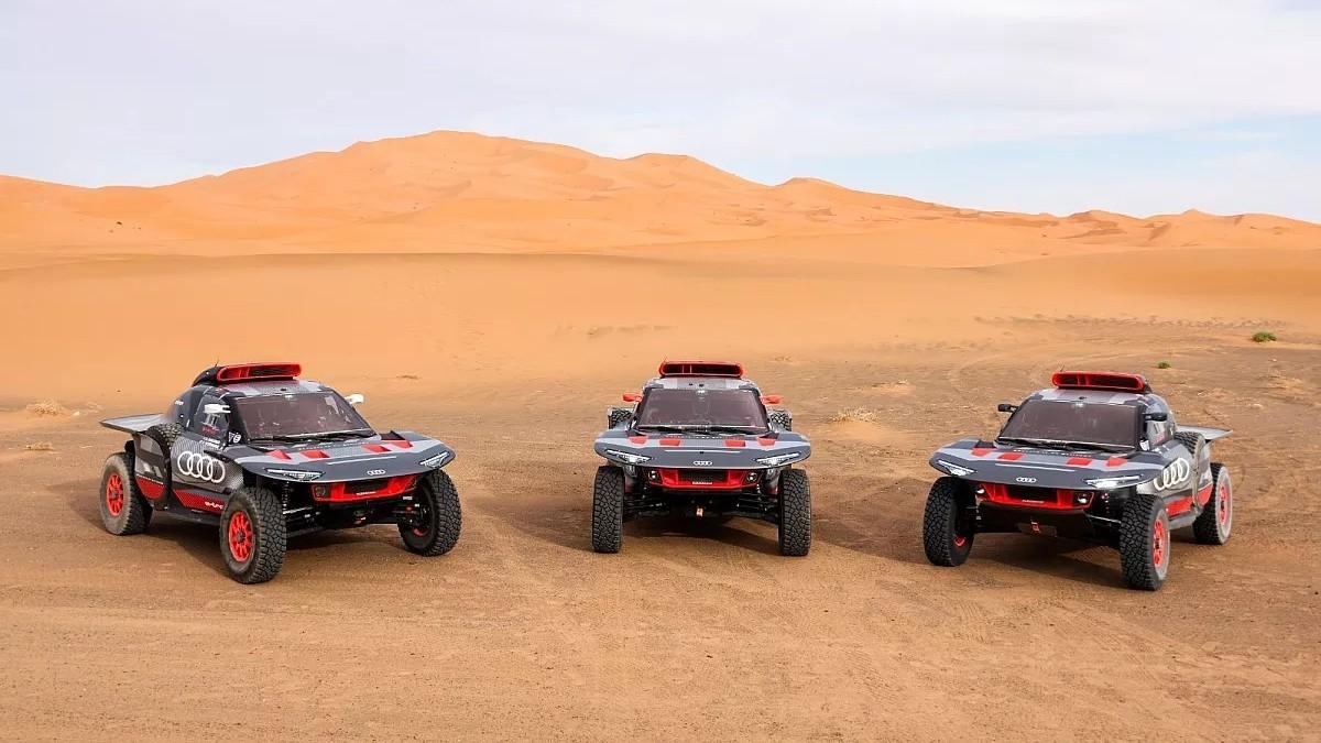 Los coches de Audi para el Dakar 2024
