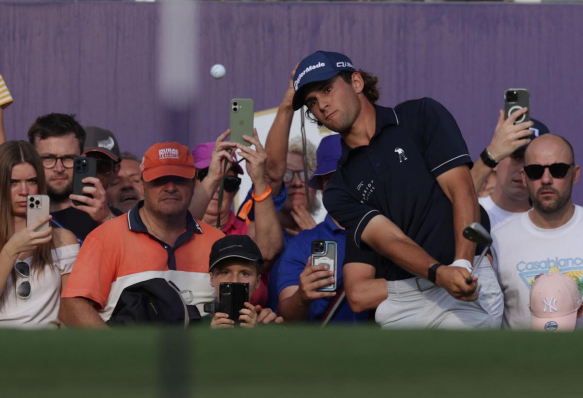 Angel Ayora ha jugado un gran torneo en Dubai que le valió otro Top10 en el DP World Tour