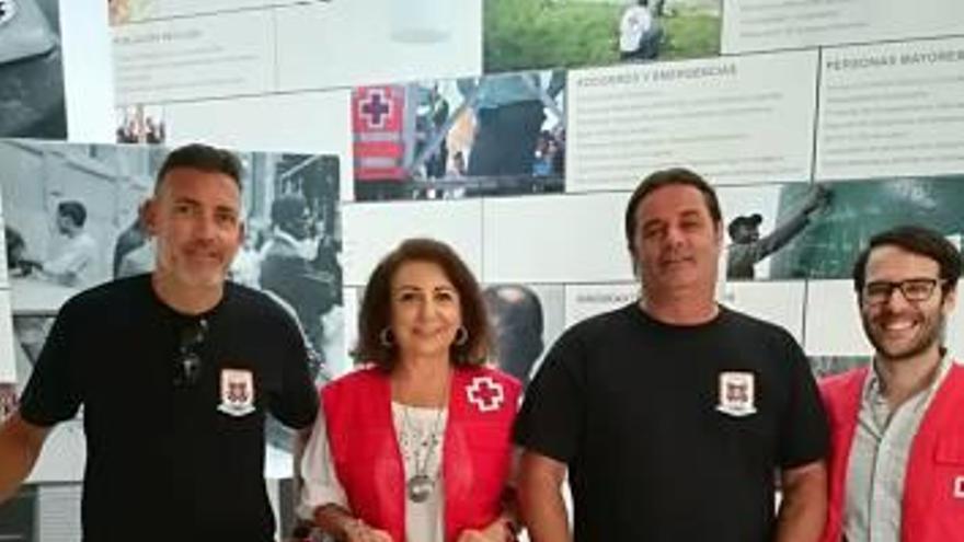 Ayuda de los estibadores a Cruz Roja