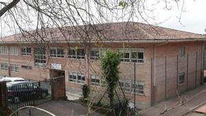 Exterior del CEIP da Cruz de Camos, en el municipio de Nigrán.