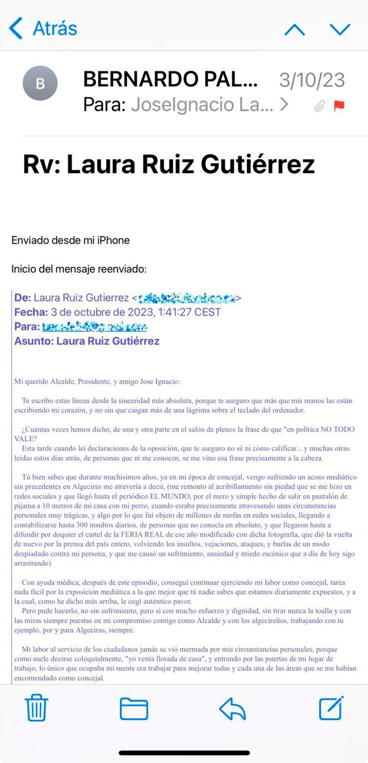 Carta Laura Ruiz Gutiérrez