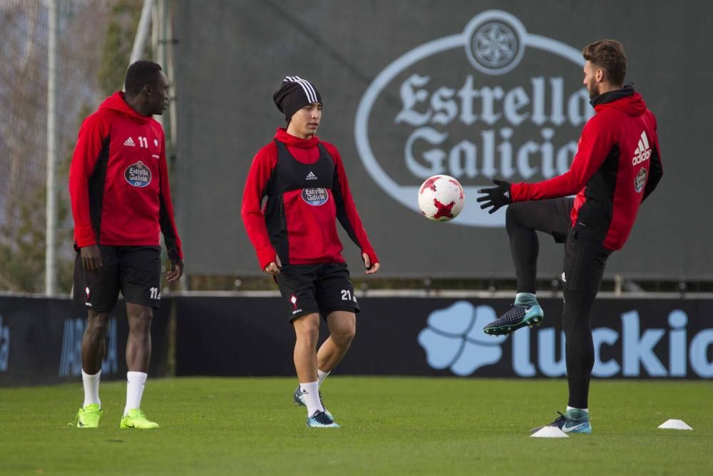 El Celta reanuda los entrenamientos para preparar el encuentro contra el Barcelona en Copa