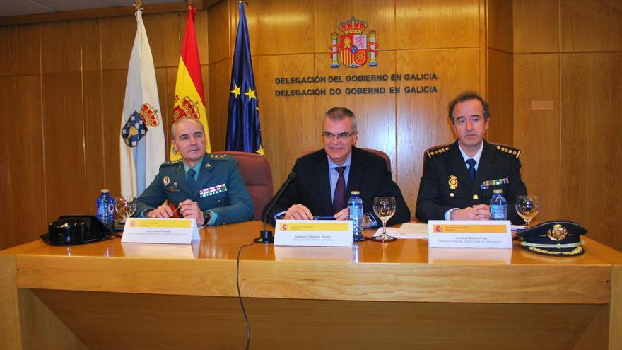 El delegado del Gobierno, durante la presentación del balance de