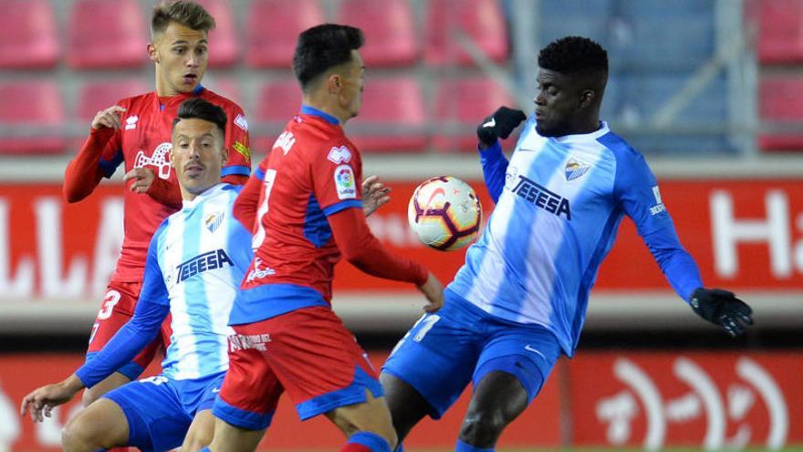 N&#039;Diaye será baja en el próximo partido del Málaga CF.