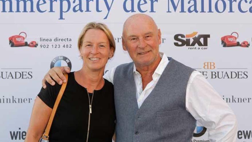 Martina Voss-Tecklenburg und ihr Mann Hermann Tecklenburg waren Gäste bei der MZ Sommerparty.