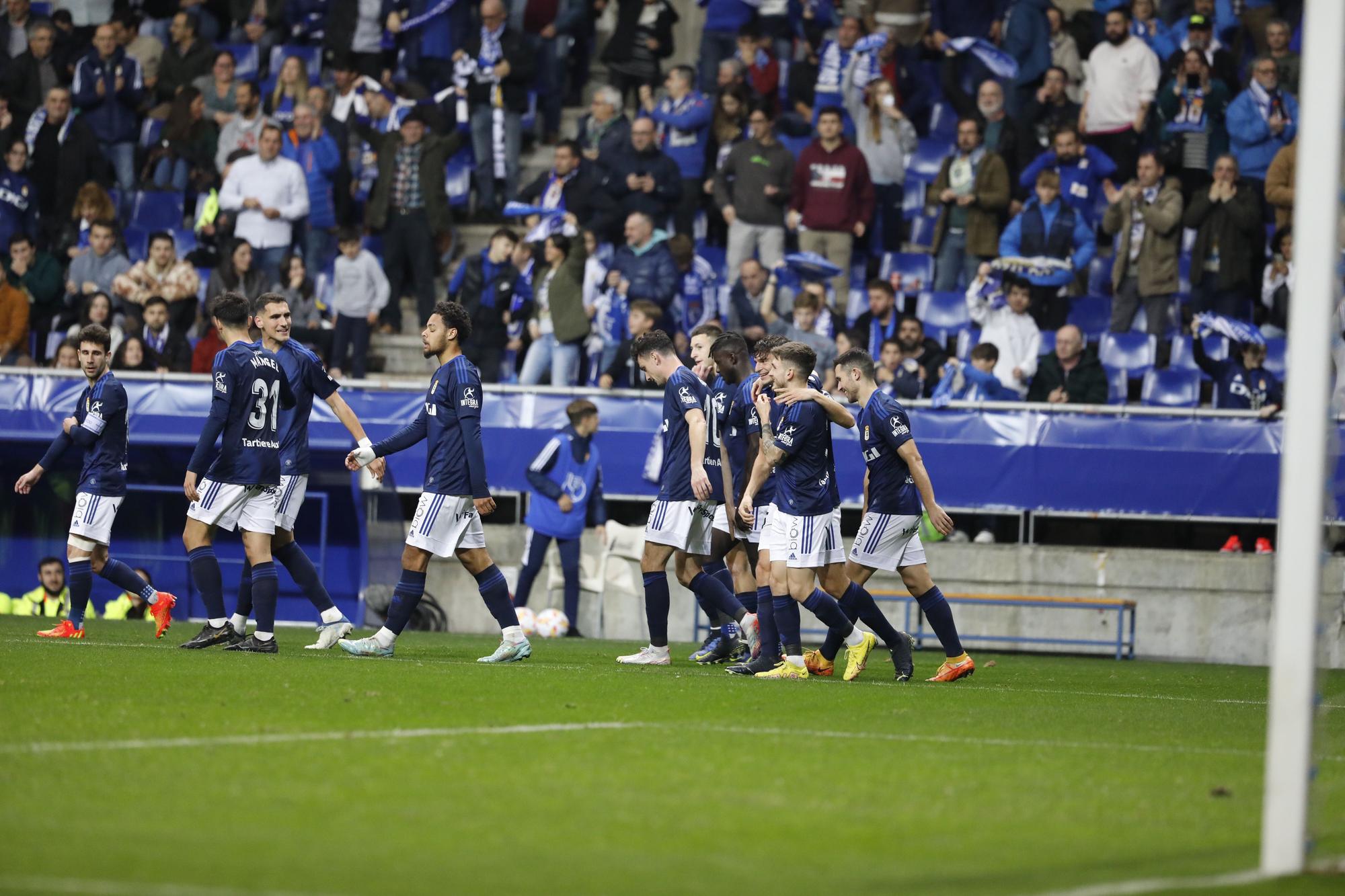 En imágenes: así fue la victoria copera del Oviedo ante el Granada