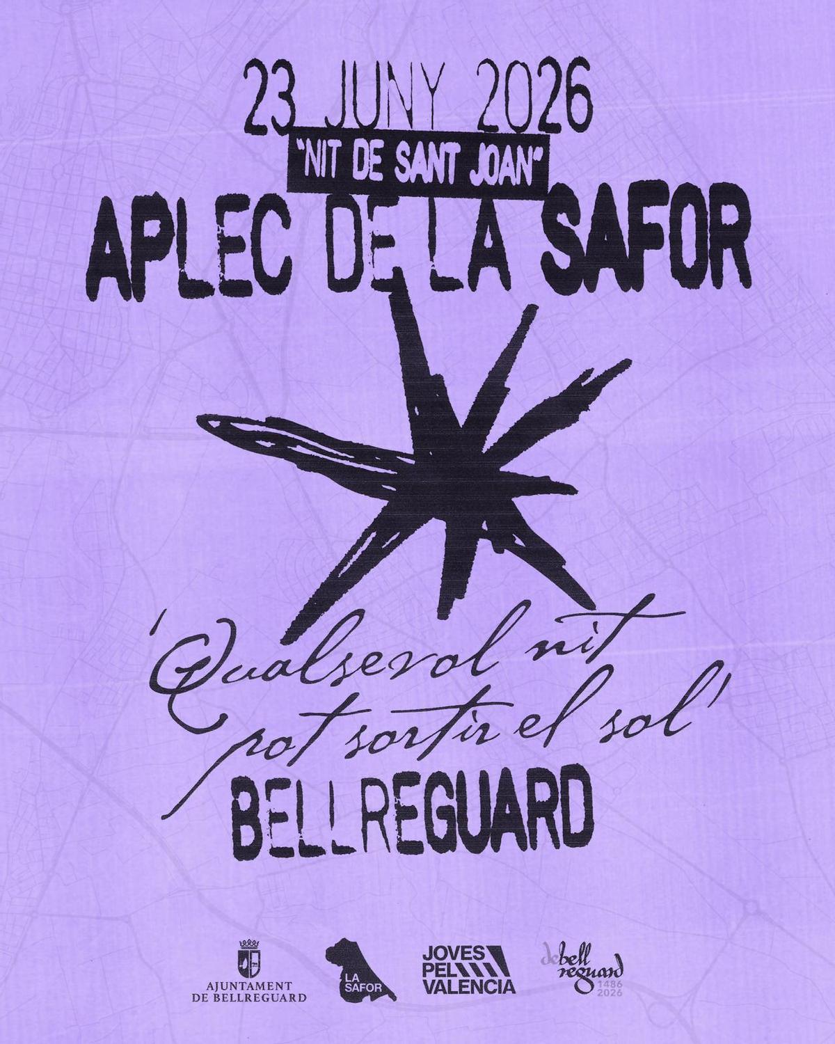 El cartel anunciador del II Aplec de la Safor