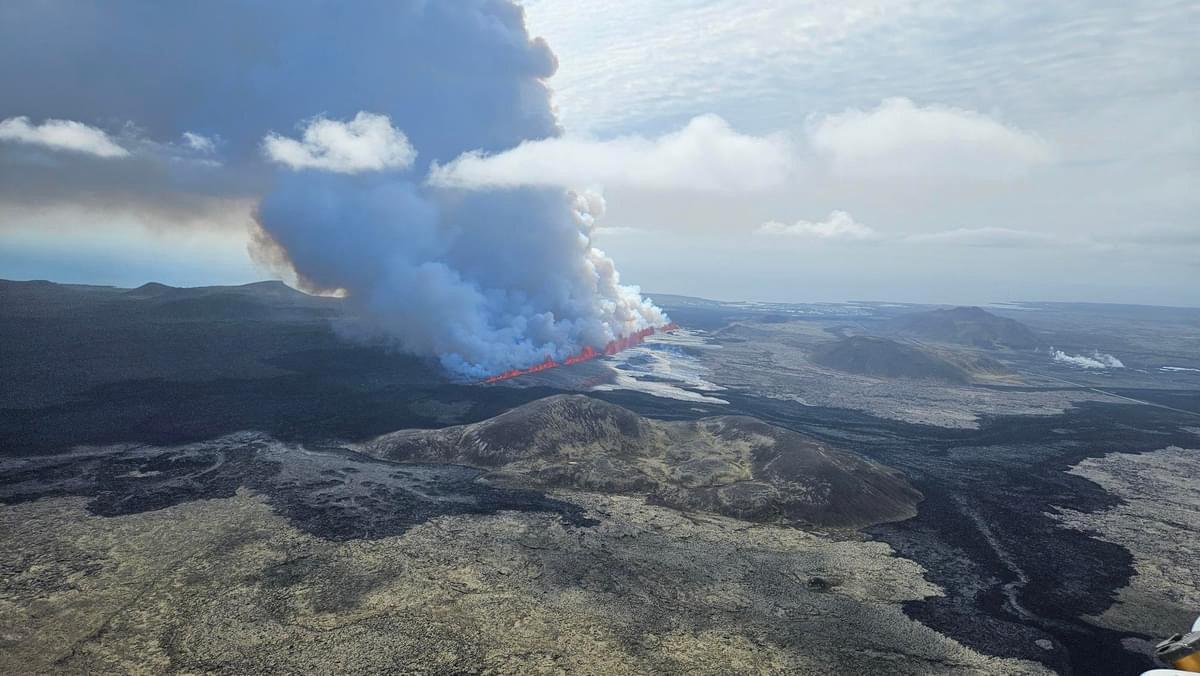 Nueva erupción volcánica en Reykjanes (Islandia), la quinta en últimos meses