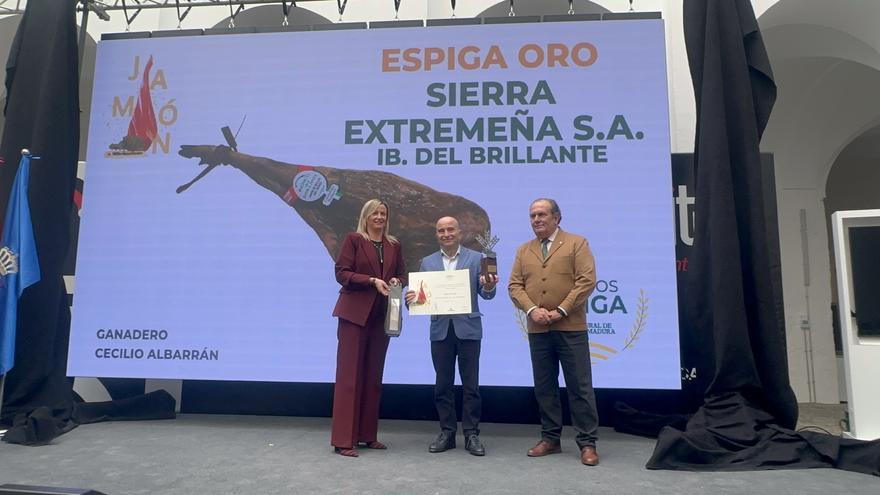 El jamón ‘Ibérico del Brillante’ logra su tercera Espiga de Oro