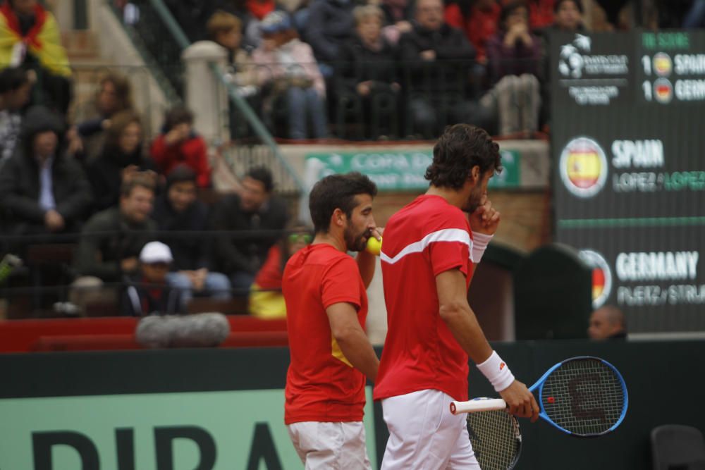 Partido de dobles España-Alemania