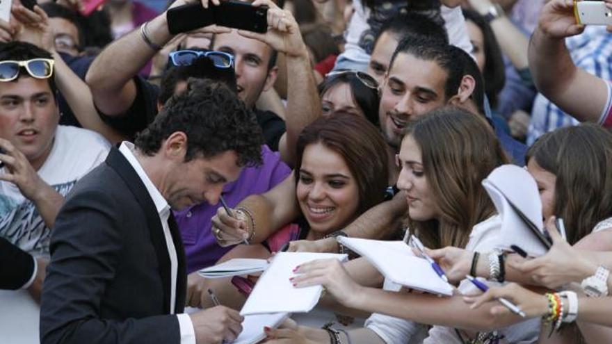 Paco León firma autógrafos el pasado mes de abril durante el Festival de Cine Español de Málaga.