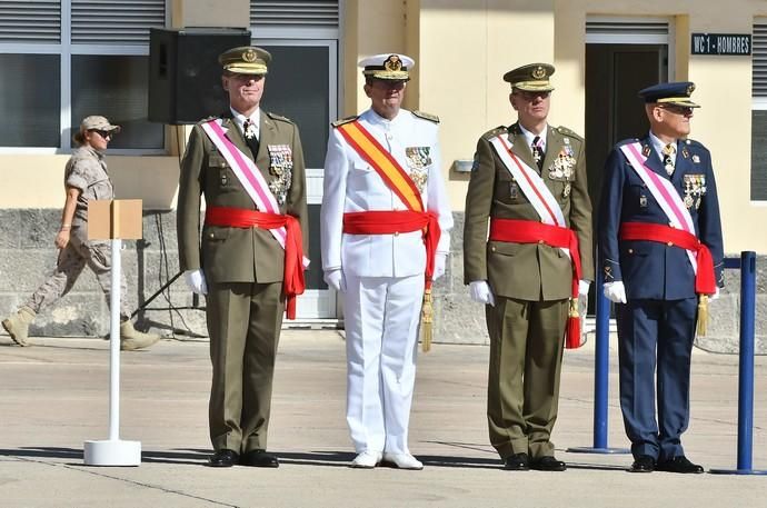 10/12/2019 TELDE.  El Mando Aéreo de Canarias celebra la festividad de Nuestra Señoara del Loreto, Patrona del Ejército del Aire, con imposición de condecoraciones, homenaje alos Caídos y Desfile.  Fotógrafa: YAIZA SOCORRO.  | 10/12/2019 | Fotógrafo: Yaiza Socorro