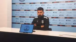 Romo, entrenador de la UD Ibiza: "No firmo el empate en Málaga"