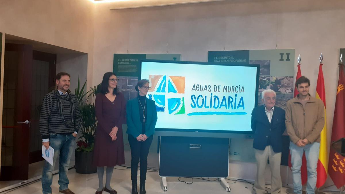 Presentación del nuevo proyecto 'Aguas de Murcia Solidaria'.