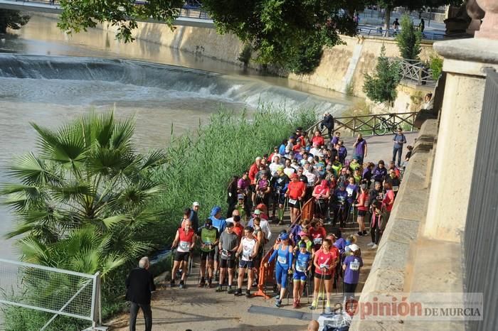 Marcha nórdica junto al Segura