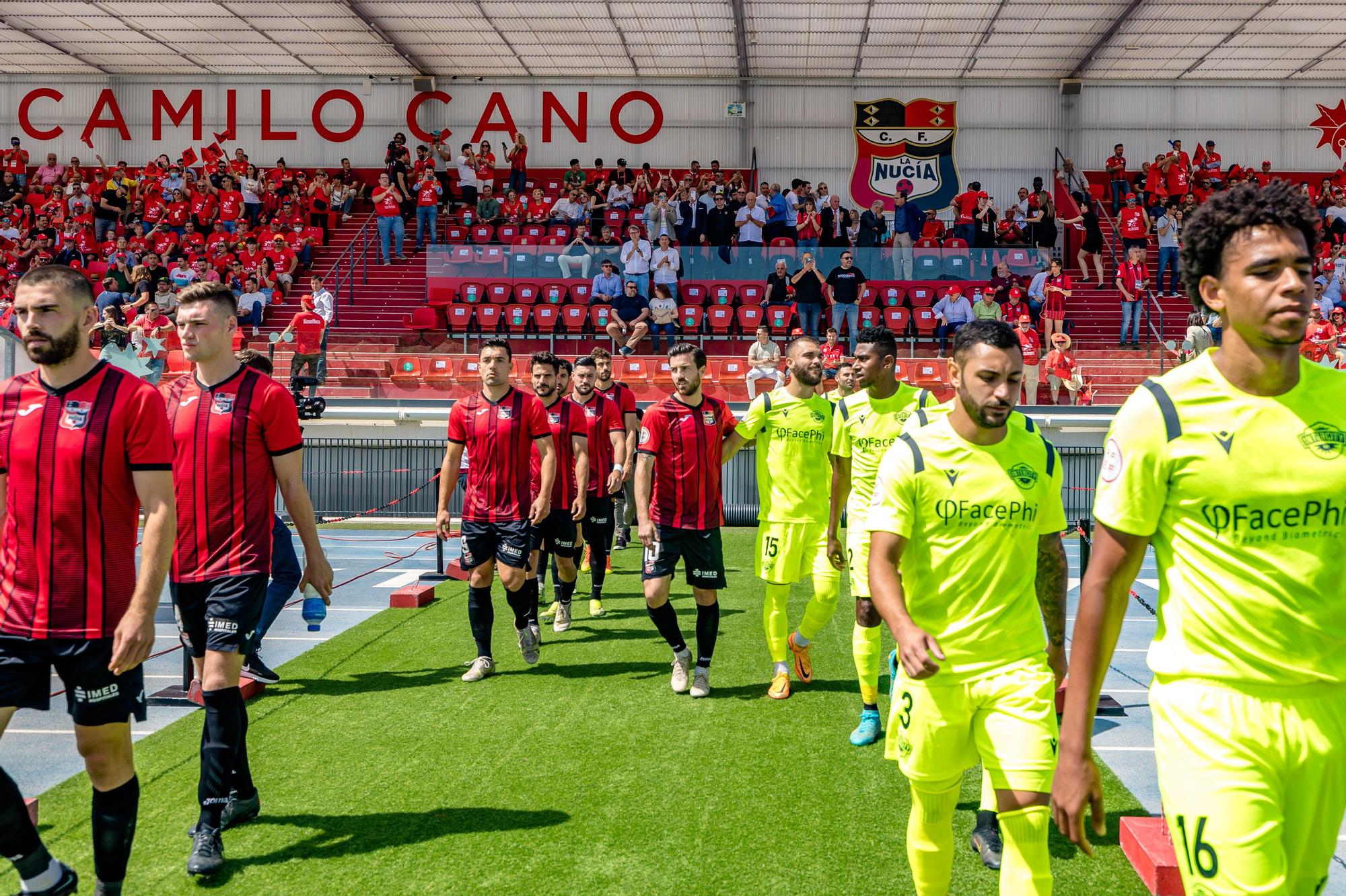 Un empate valía al Intercity en La Nucía para lograr el ascenso directo a Primera RFEF como campeón del grupo 5 de Segunda RFEF. Y un punto lograron los hombres dirigidos por Gustavo Siviero, en un ejercicio de resistencia y orden defensivo