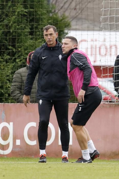 Entrenamiento del Sporting