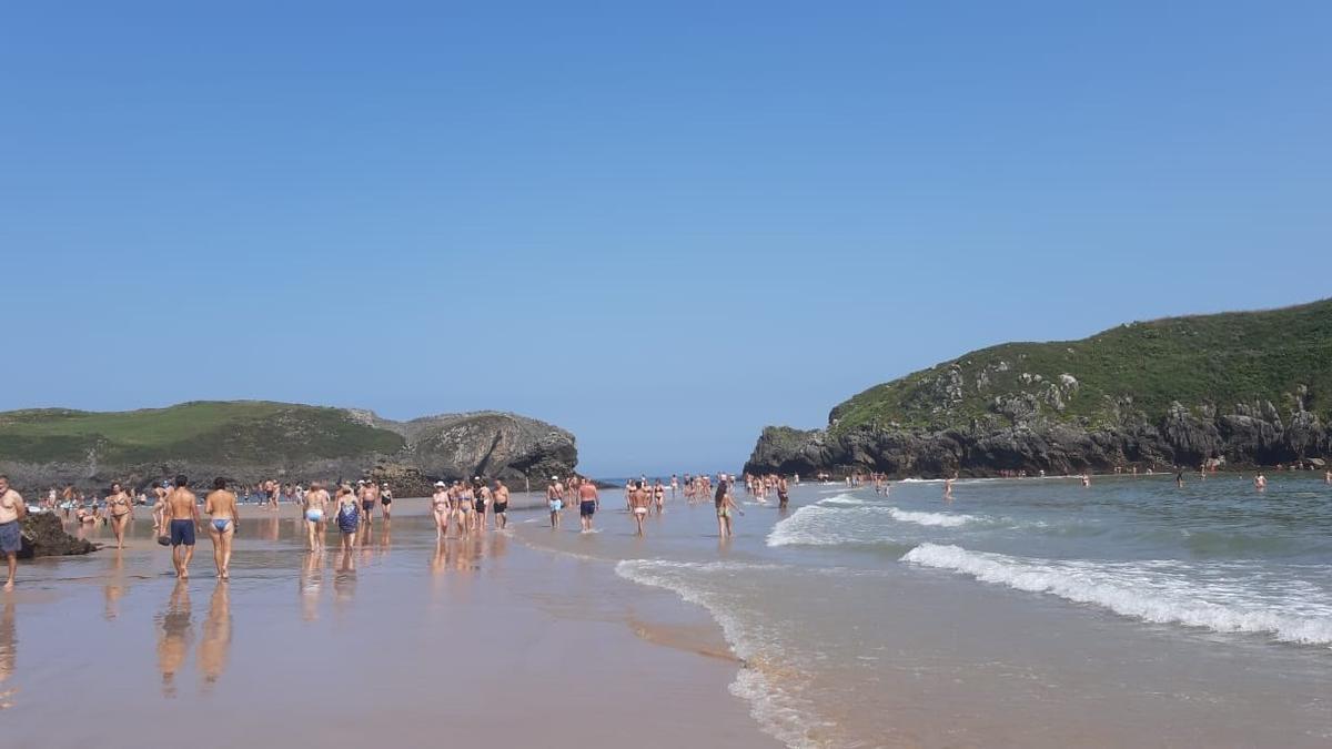 Playa de Borizo, en Asturias