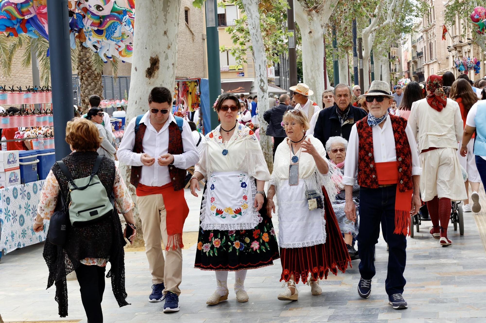 Ambiente en las calles de Murcia durante el Bando de la Huerta