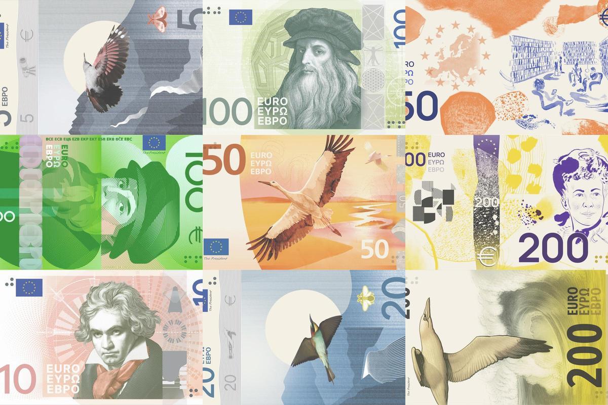 Els nous bitllets d'euro