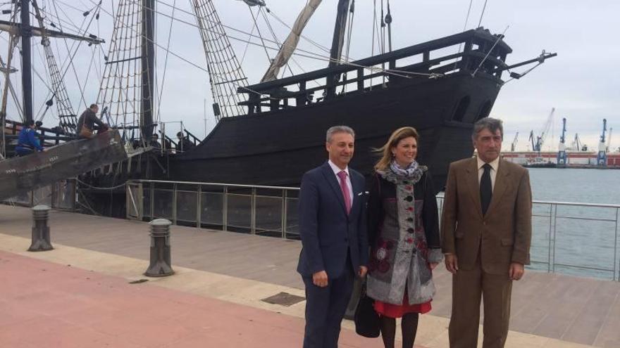 La Nao Victoria hace escala en el Puerto de Castellón