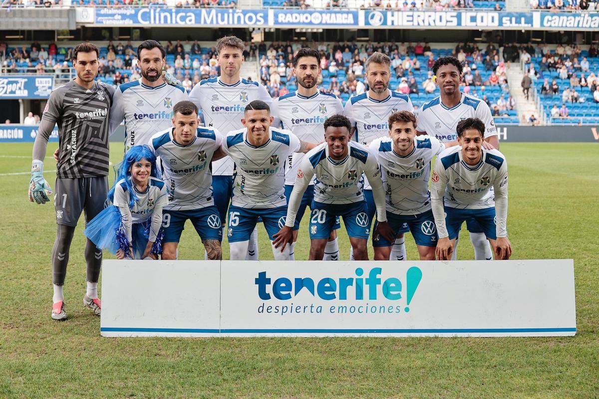 Formación del CD Tenerife.