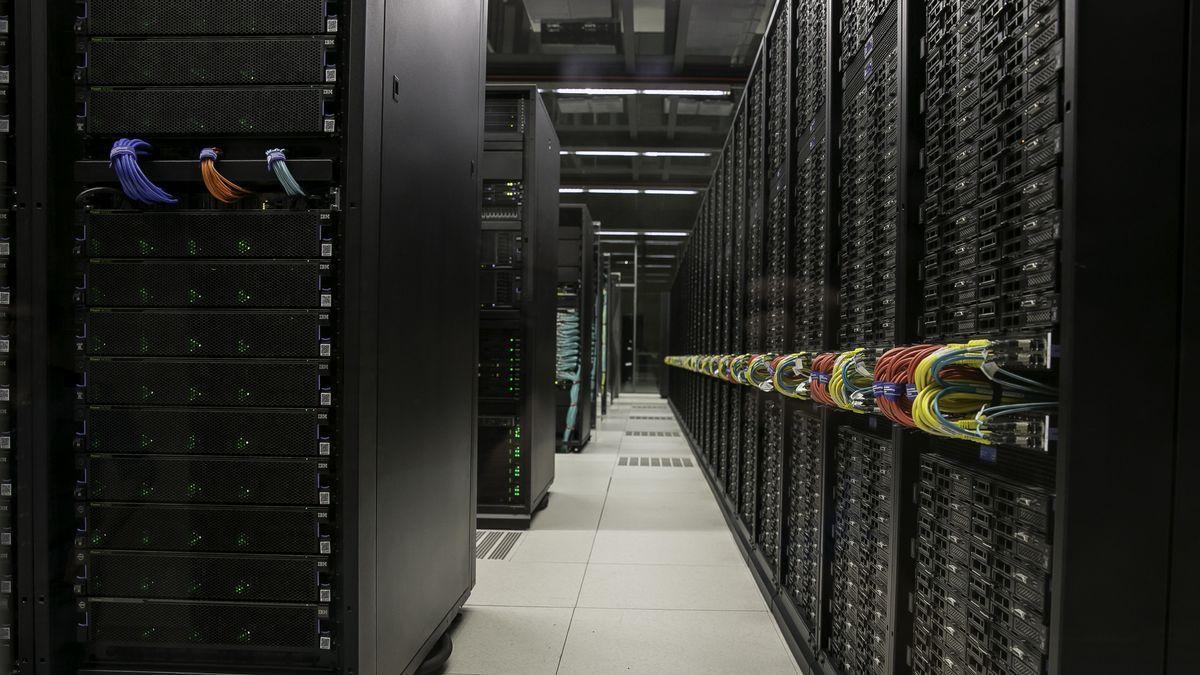 Interior del Barcelona Supercomputing Center.