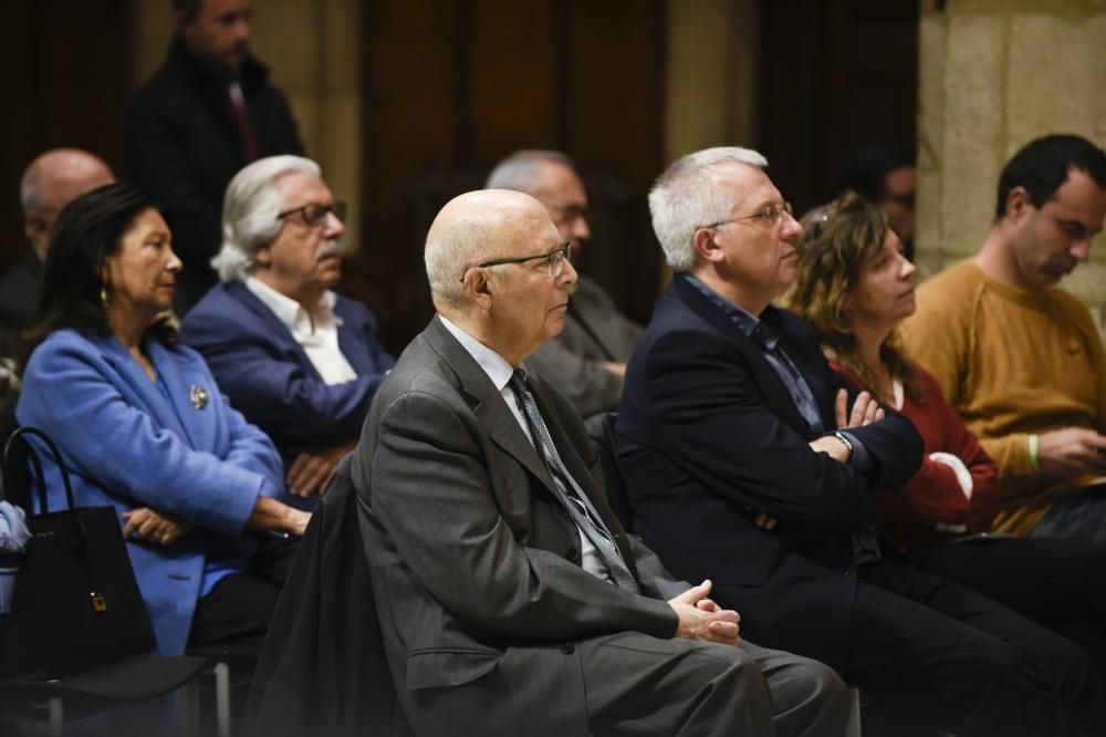 Solemnitat i orgull manresà en l'acte a Palau per