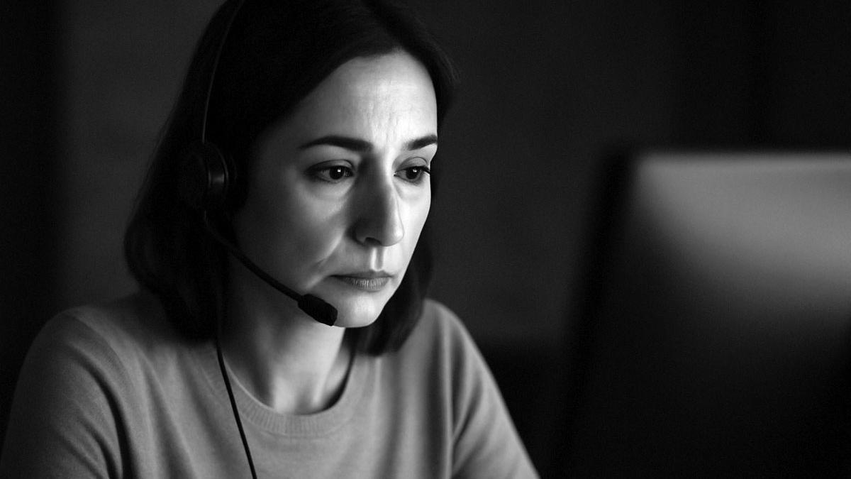 La operadora de teleasistencia, el hilo de humanidad que sostiene a quien atraviesa el miedo.