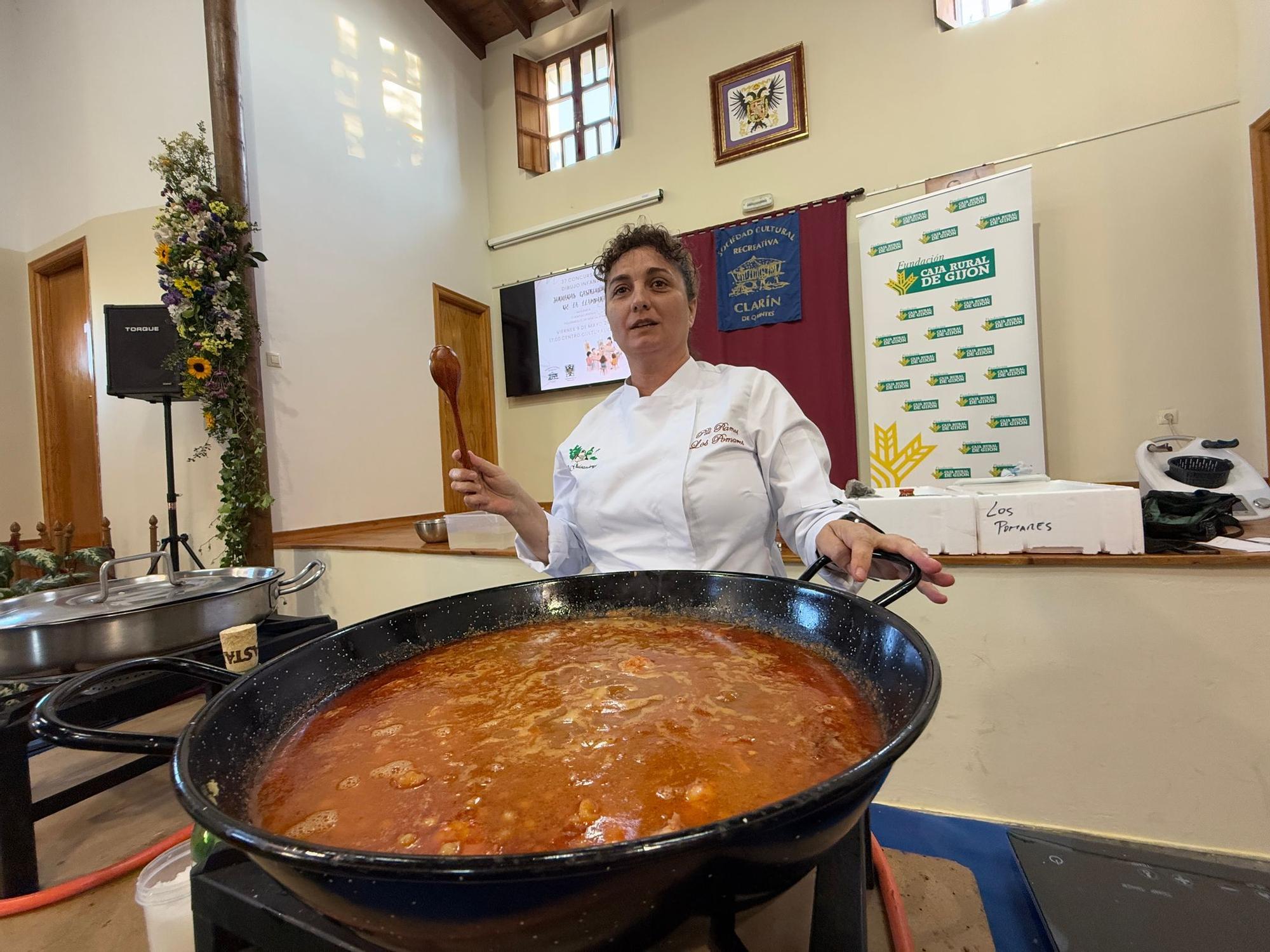 Así fue la masterclass de la guisandera Pilar Ramos con las llámparas como protagonistas en Quintes