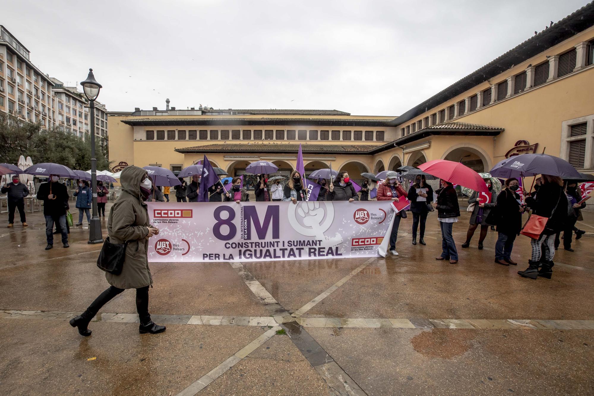 Las mujeres sindicalistas reclaman en Palma políticas de igualdad