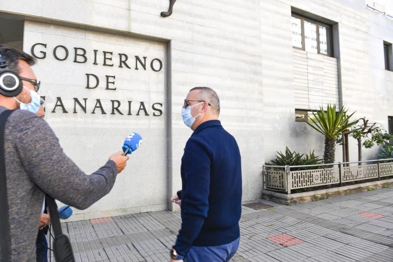 Reunión entre Torres y la UD Las Palmas y CD Tenerife