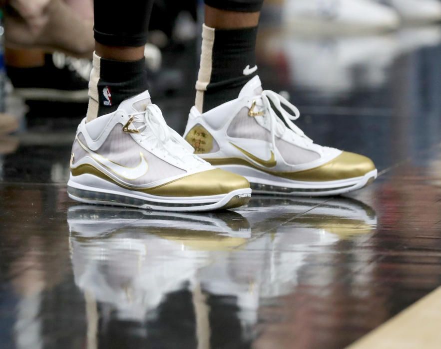 Las curiosas zapatillas de los jugadores de la NBA